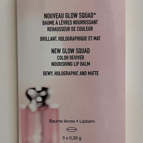 Sample Card Dior Lip Glow - Picture 2 of 3